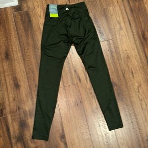 NWT Size Small Khaki Green Tek Gear High Rise Leggings